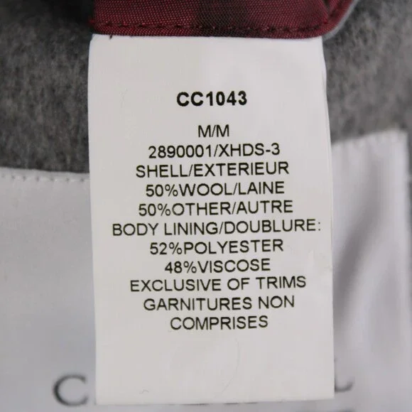 Cardinal of Canada NWT Wool Blend Duffle Coat Size M (40) US McBride In Gray